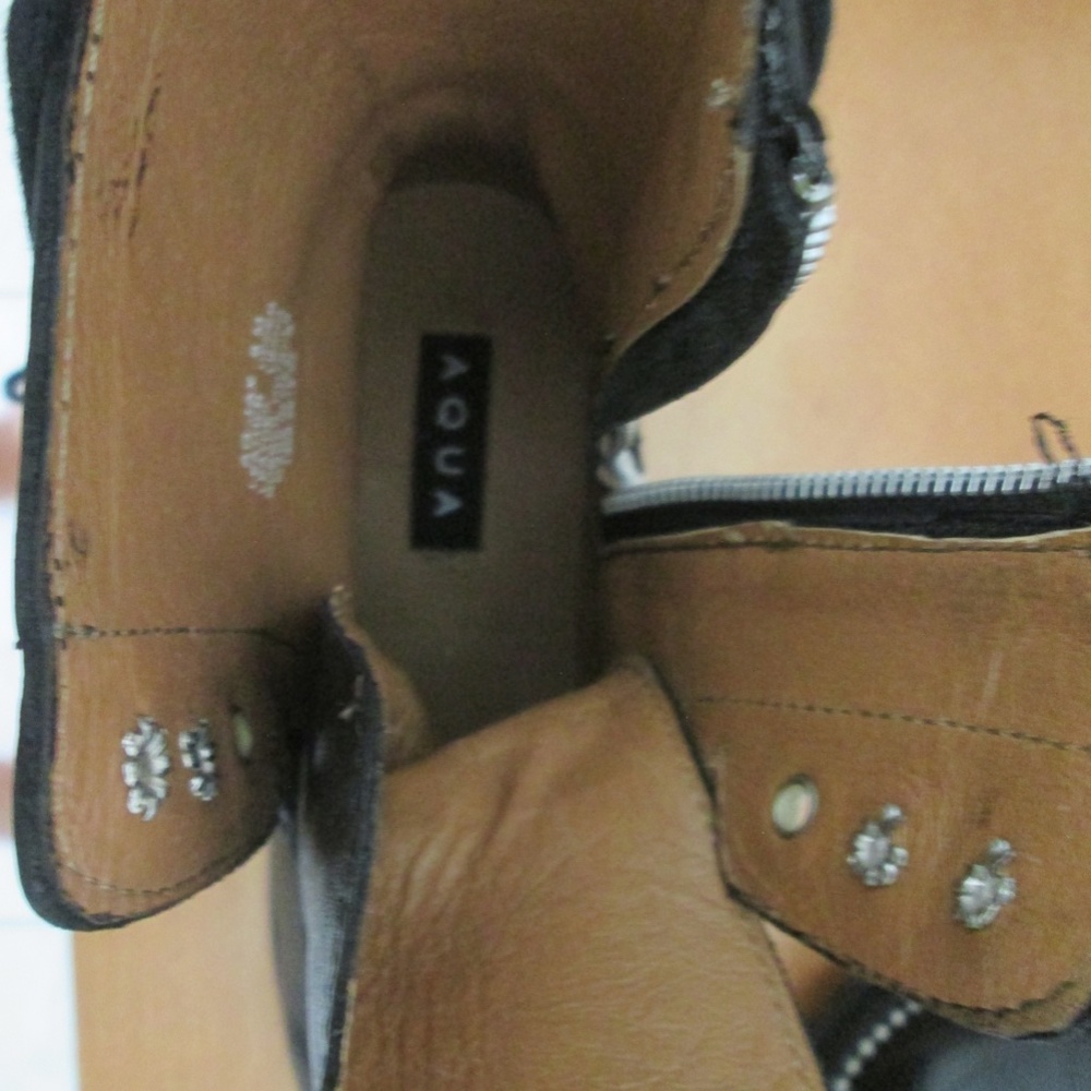 AQUA Women's Jax Combat Boots - New - Size 8 - Picture 6 of 9